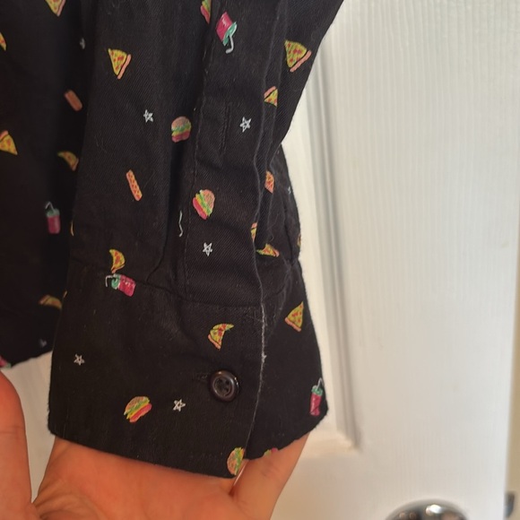 RJ&C men’s black long sleeve button down shirt size large - Picture 7 of 11